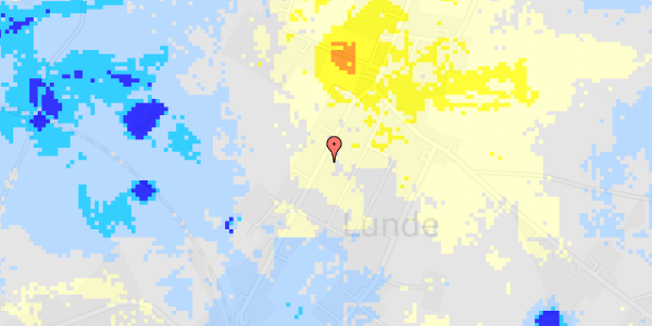 Ekstrem regn på Skolegade 36