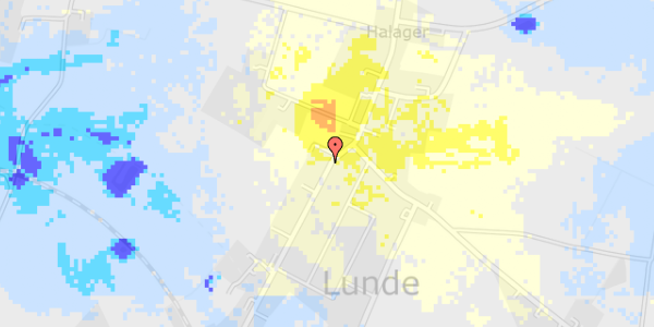 Ekstrem regn på Skolegade 45