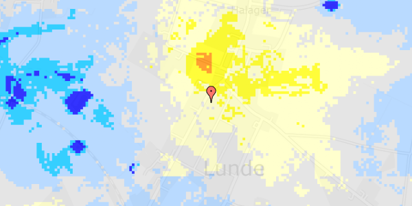 Ekstrem regn på Skolegade 48