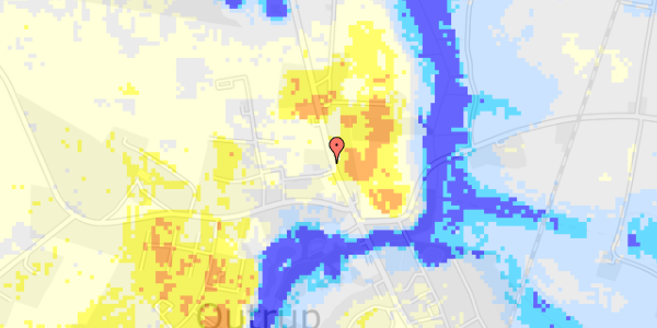 Ekstrem regn på Storegade 53