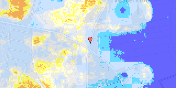 Ekstrem regn på Vesterlundvej 1