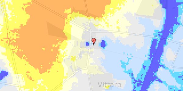 Ekstrem regn på Vittarpvej 53