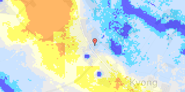 Ekstrem regn på Langgade 19