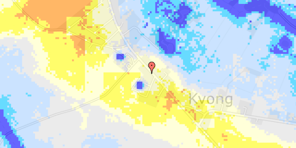 Ekstrem regn på Langgade 54