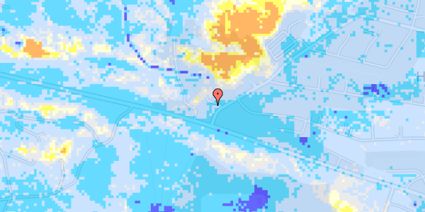 Ekstrem regn på Egevej 1