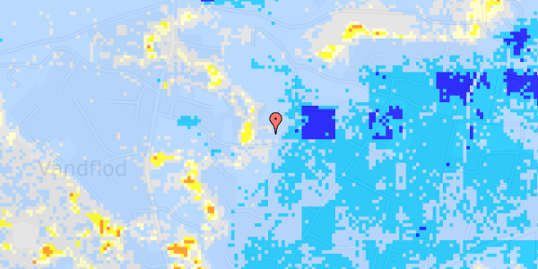 Ekstrem regn på Bakkedraget 13