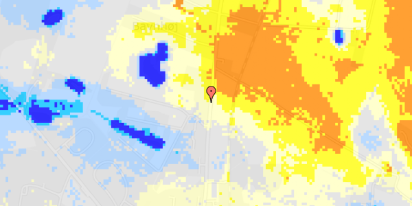 Ekstrem regn på Baunhøjvej 38