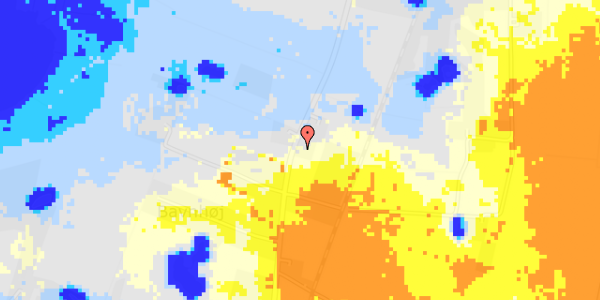 Ekstrem regn på Baunhøjvej 43