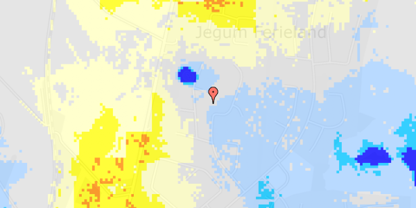 Ekstrem regn på Fyrrelunden 43