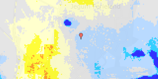 Ekstrem regn på Fyrrelunden 48