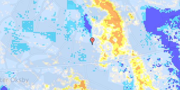 Ekstrem regn på Gl Hovej 55