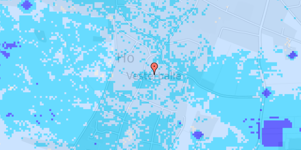 Ekstrem regn på Hedevej 40