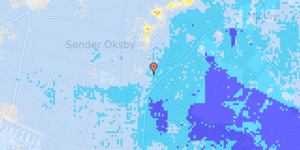 Ekstrem regn på Hvidbjerg Strandvej 32