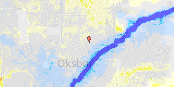 Ekstrem regn på Kirkegade 22