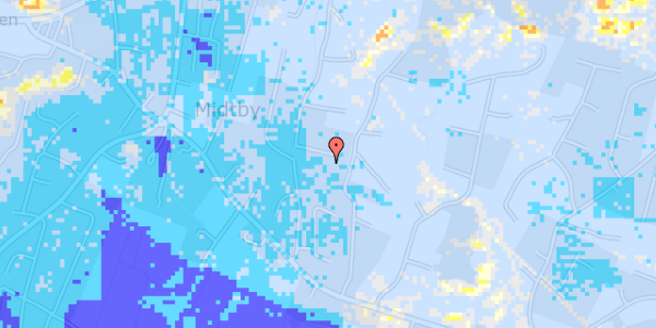 Ekstrem regn på Port Arthursvej 49