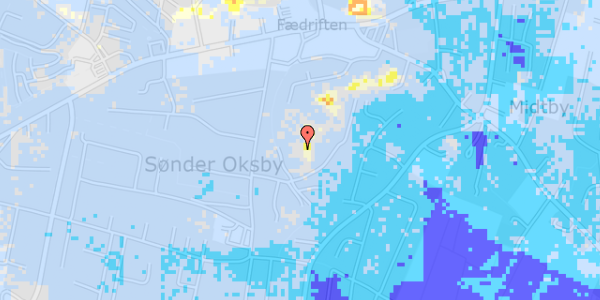 Ekstrem regn på Pouls Bjerge 3A