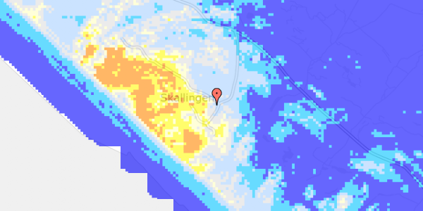 Ekstrem regn på Skallingevej 28