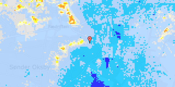 Ekstrem regn på Tane Hedevej 18A