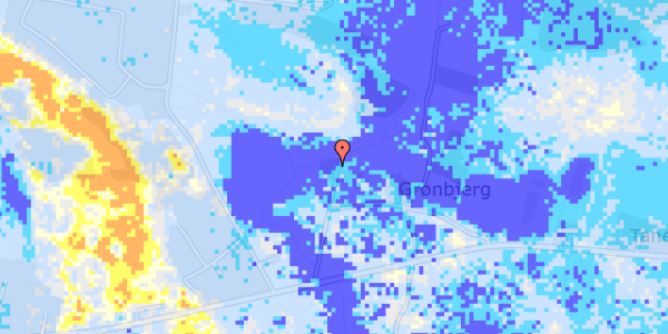 Ekstrem regn på Tane Hedevej 39