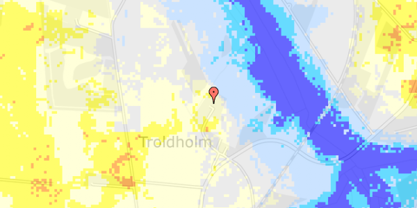 Ekstrem regn på Troldholmvej 15