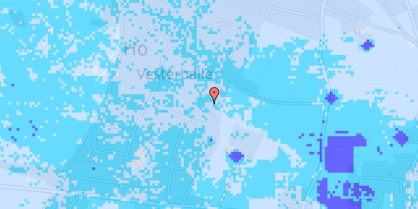 Ekstrem regn på Vesterballevej 46