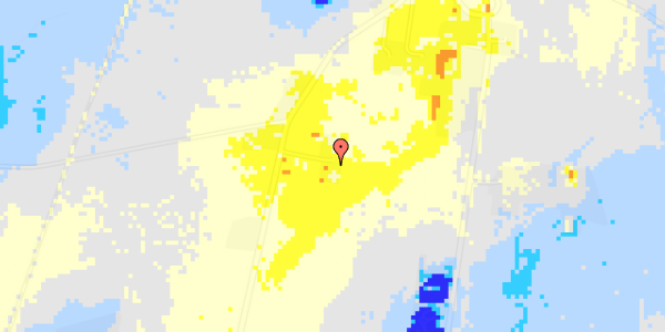 Ekstrem regn på Bjerndrupvej 8