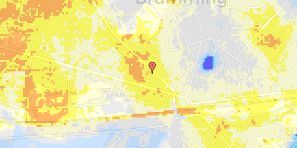 Ekstrem regn på Borgergade 3, 2. th