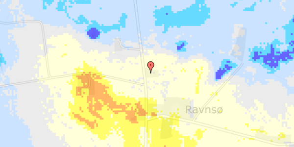 Ekstrem regn på Grimstrupvej 4