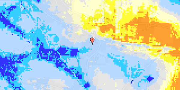 Ekstrem regn på Holmevej 4