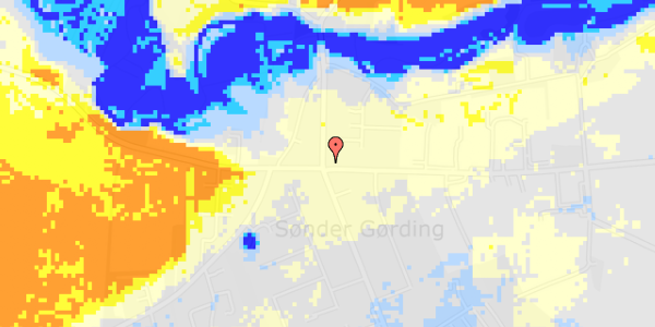 Ekstrem regn på Kirkevej 1, st. 