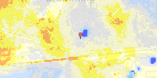 Ekstrem regn på Sct Knuds Alle 4