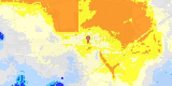 Ekstrem regn på Vejrup Storegade 30