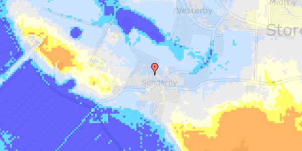 Ekstrem regn på Thorsmarkvej 1