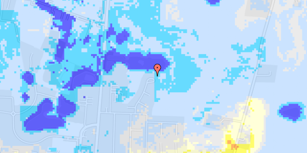 Ekstrem regn på Højvangen 23