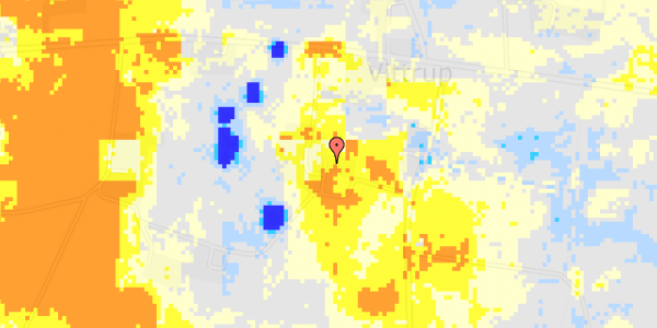 Ekstrem regn på Kjeldbjergvej 7