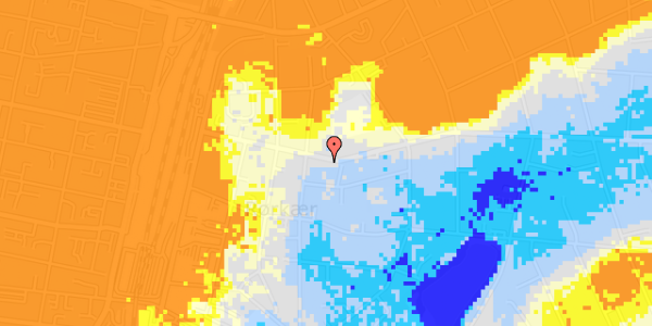 Ekstrem regn på Baggesens Alle 33, st. 