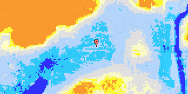 Ekstrem regn på Baggesens Alle 140