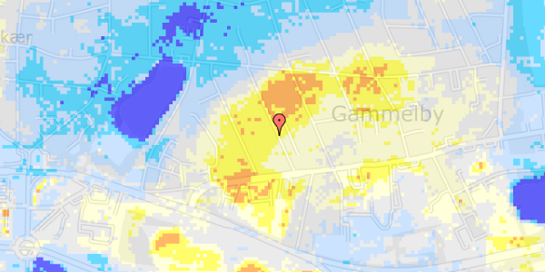 Ekstrem regn på Bellisvej 8