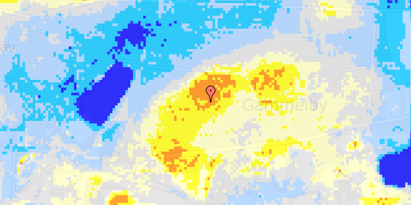 Ekstrem regn på Bellisvej 15