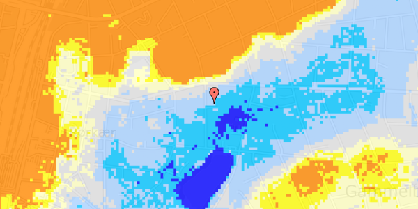 Ekstrem regn på Blichers Alle 19B