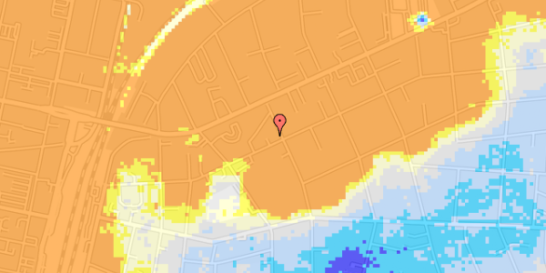 Ekstrem regn på Blichers Alle 48