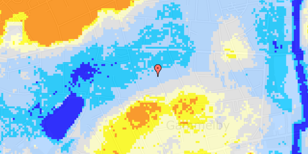 Ekstrem regn på Chr Winthers Vej 36