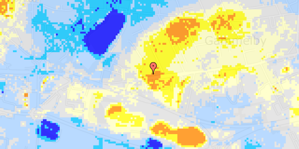 Ekstrem regn på Darumvej 38