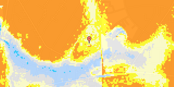 Ekstrem regn på Dortheasvej 18