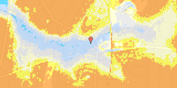 Ekstrem regn på Edelsvej 27, 1. th