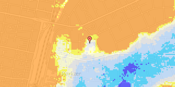 Ekstrem regn på Ewalds Alle 23, st. th