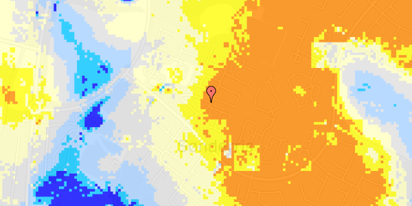 Ekstrem regn på Fiskenes Kvarter 22