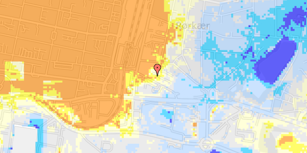 Ekstrem regn på Fynsgade 5, 2. th