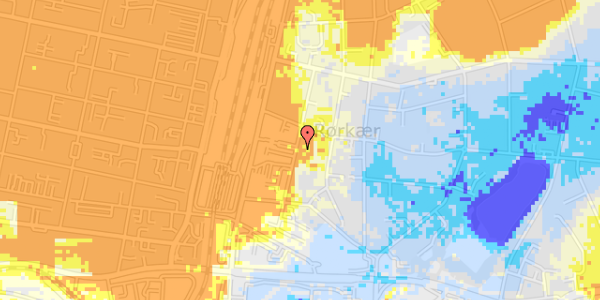 Ekstrem regn på Fynsgade 31, 2. th