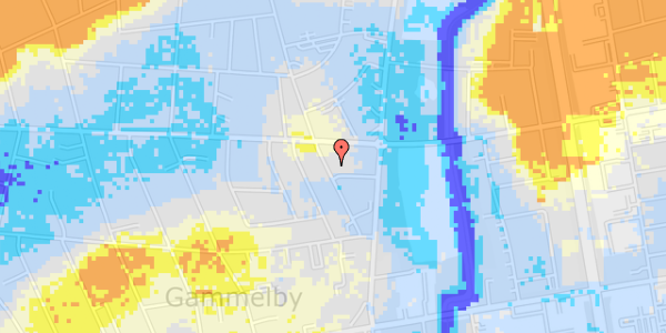 Ekstrem regn på Gammelby Strandvej 11